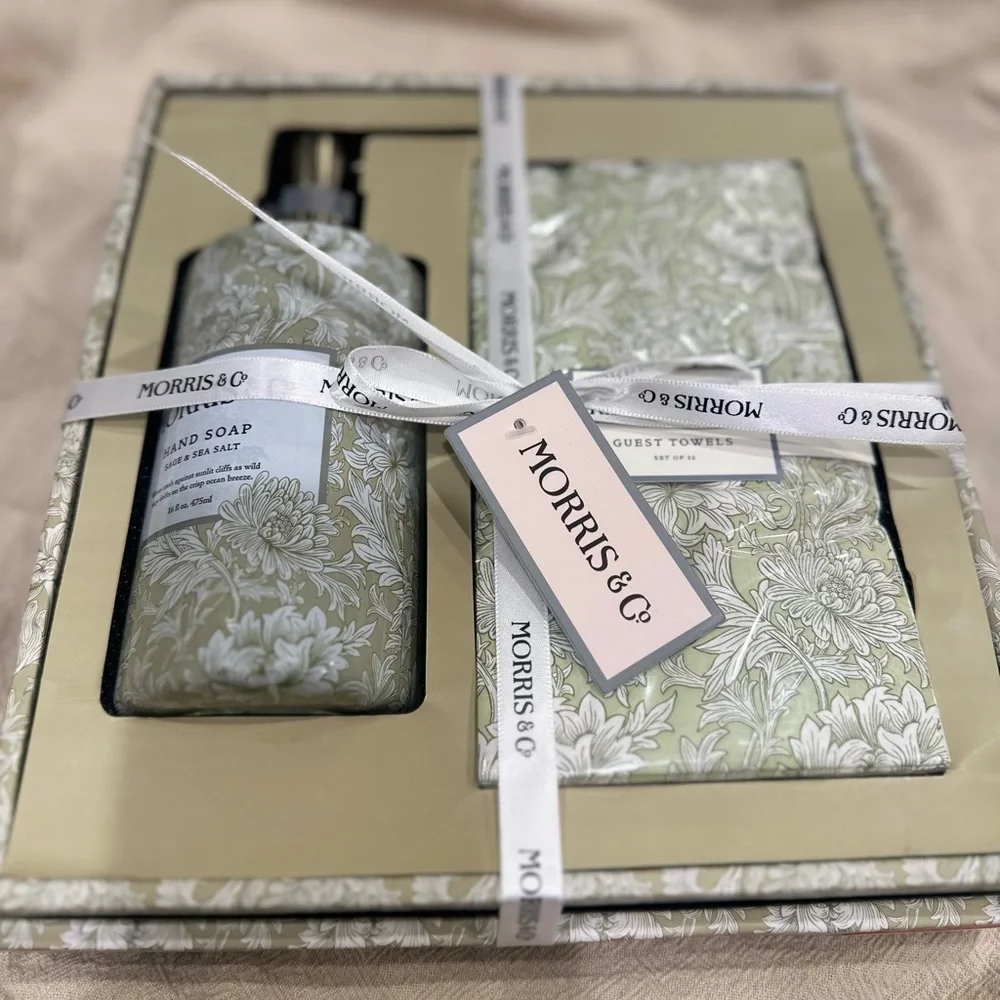 Morris & Co Hand Soap and Towel Gift Set